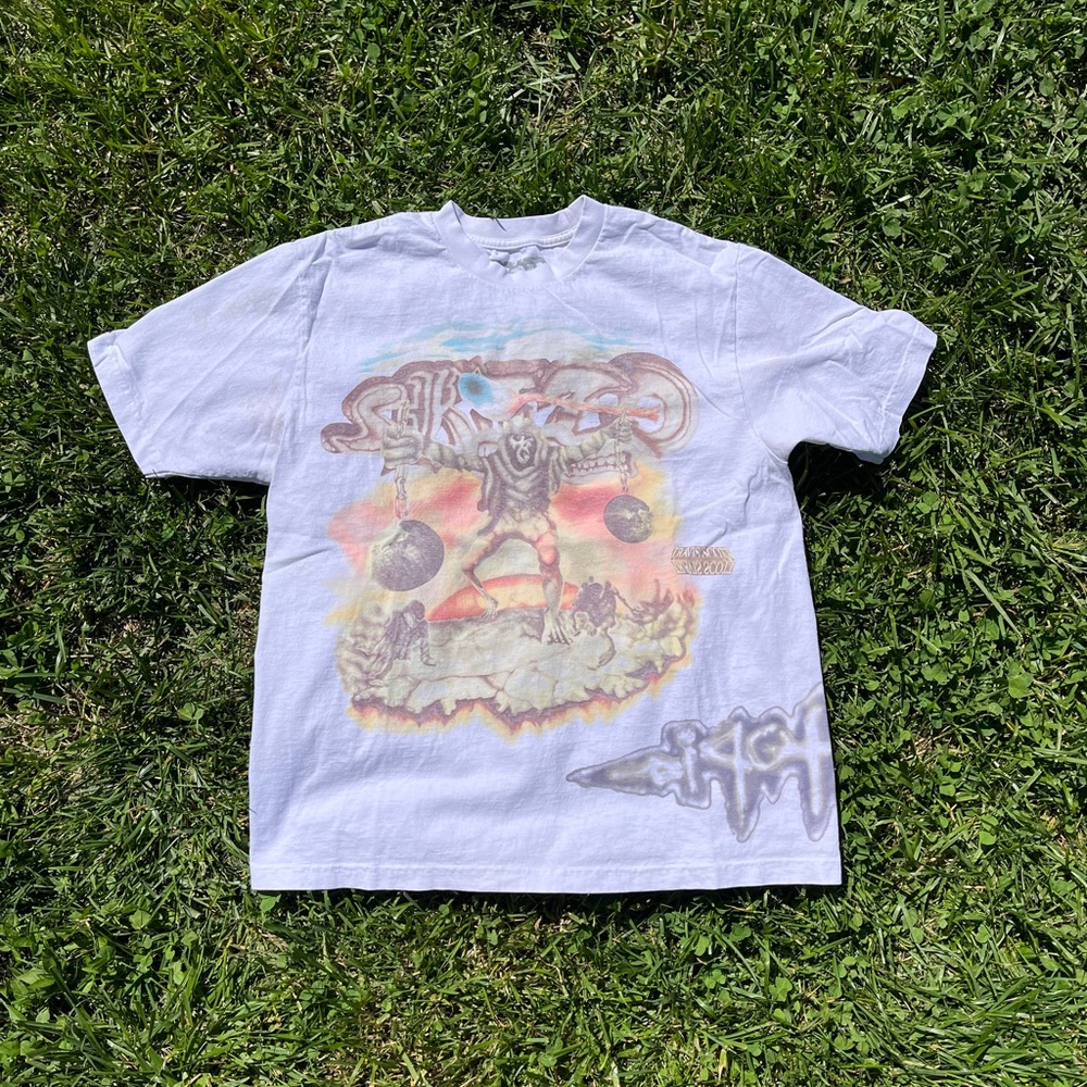 Y2k Travis Scott Europe tour tshirt